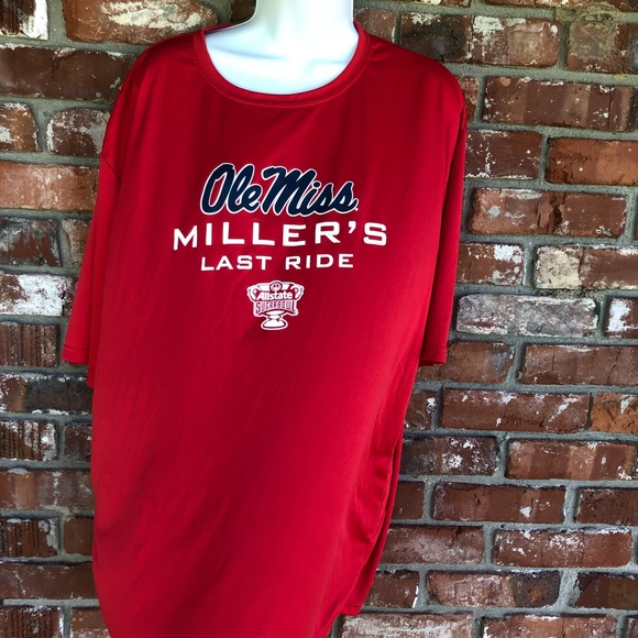 Ole Miss red short sleeve tee size 2XL - Picture 5 of 5
